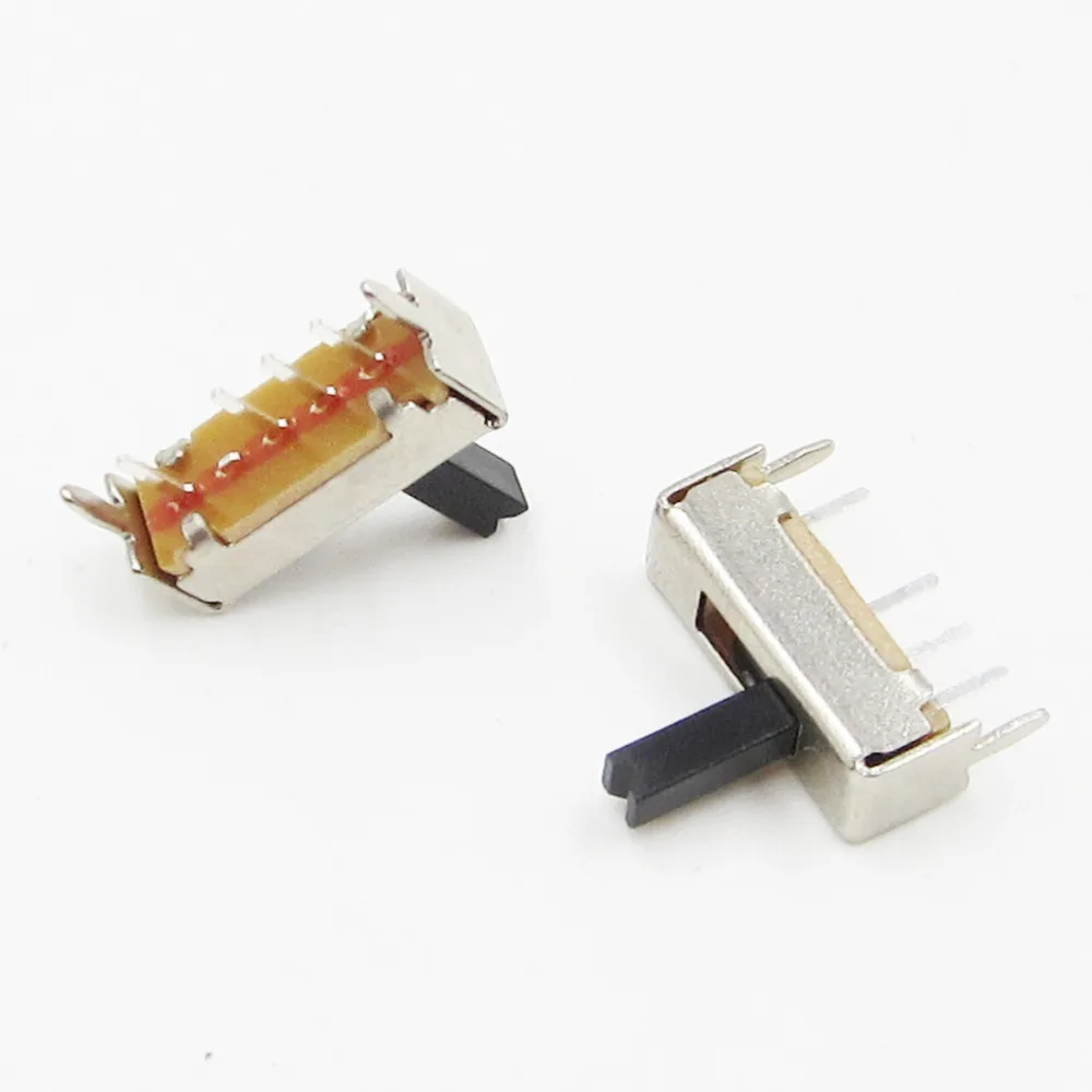 10PCS SS13D07 Slide Switch 1P3T 4Pin W/ Handle 6mm 3 position f diy electronics | Integrated Circuits