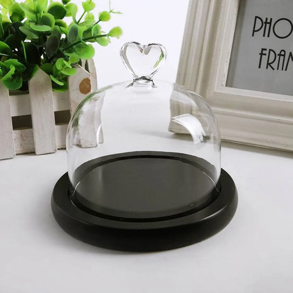 

2pcs Flower Cover Display Dust Cover Preserved Flower Cover Home Wedding Decor