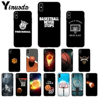 yinuoda basketball basket tpu soft high quality phone case for apple iphone 8 7 6 6s plus x xs max 5 5s se xr 11 11pro max cover