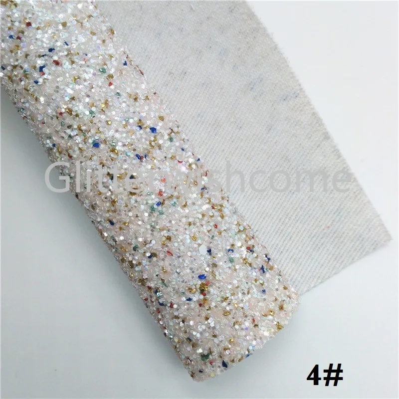 Ткань Glitterwishcome размера A4 21 х29 см крупная блестящая кожа искусственная фототкань