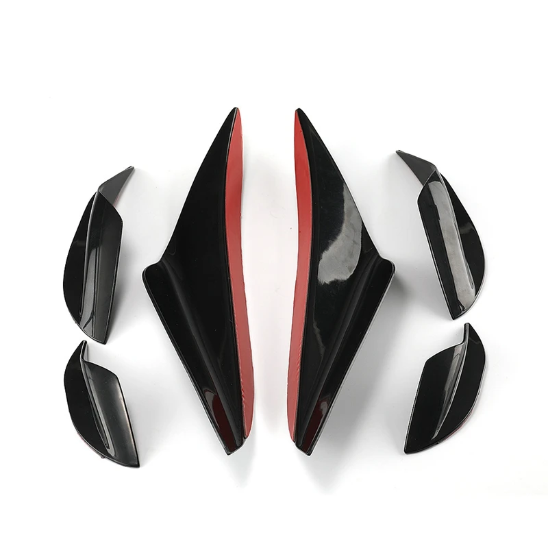 Универсальный автомобильный передний бампер ребра разветвитель Canard спойлер