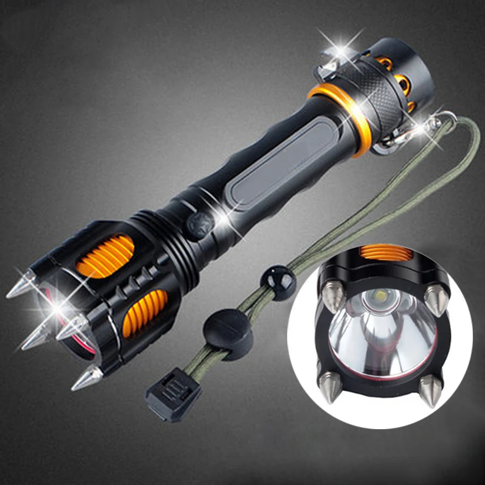 Светодиодный фонарик 2000 люменов 5 режимов переключения супер яркий тактический