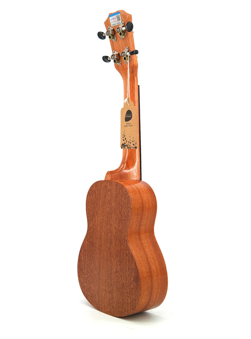 Укулеле 21 дюйм 4 струны Сапеле акустическая маленькая гитара розетка из розового