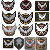 pvcirgame patch wings out badge morale military armband tactical rubber badges game airsoft cosplay wholesale