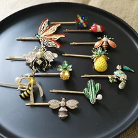 animal hairpin upscale rhinestones hair accessories hair claw clip factory direct sales spring and summer new