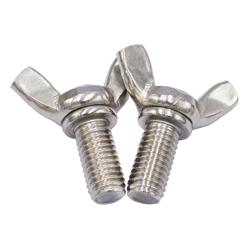 Ручная затяжка винты с крыльями бабочки болт из овечьего рога M3/M4/M5/M6/M8/M10 304