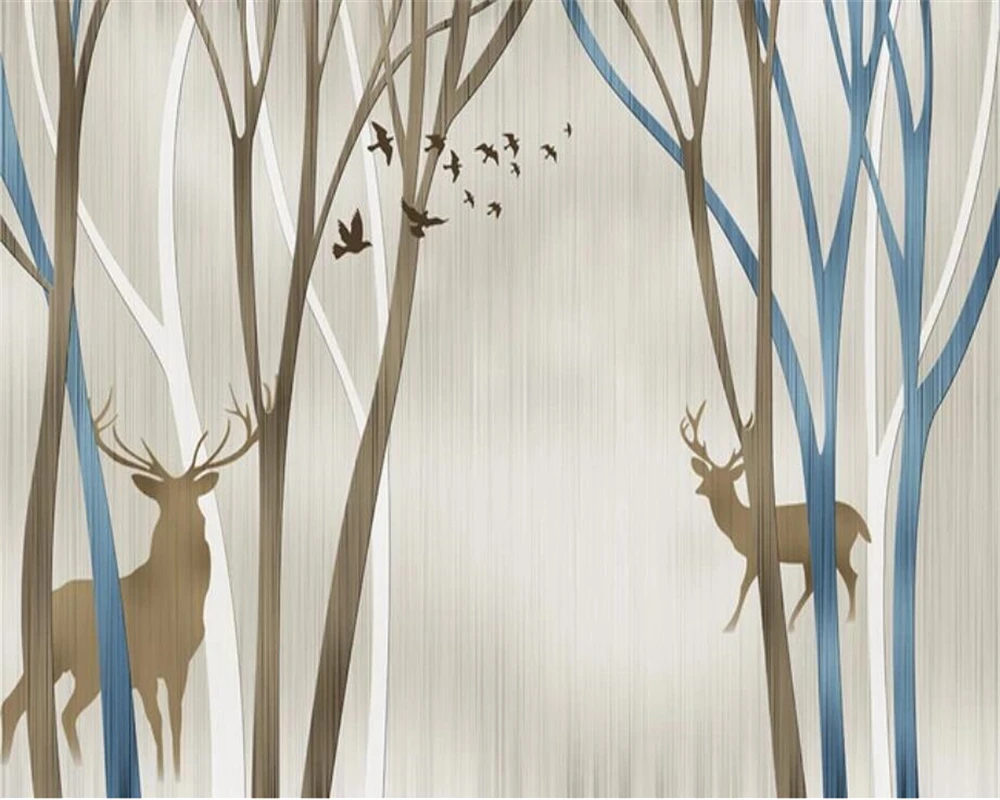 Обои на заказ для портретной съемки 3D ностальгические абстрактные Ручная