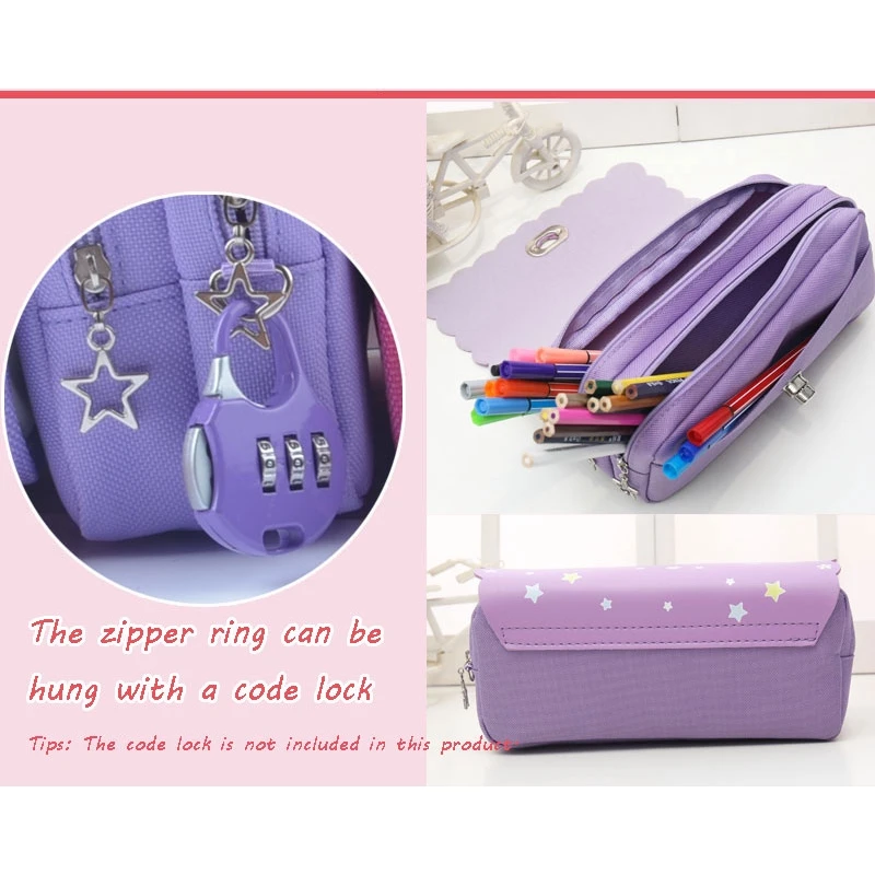 Кавайный чехол для карандаша большой емкости мультяшный карандаш Принцесса