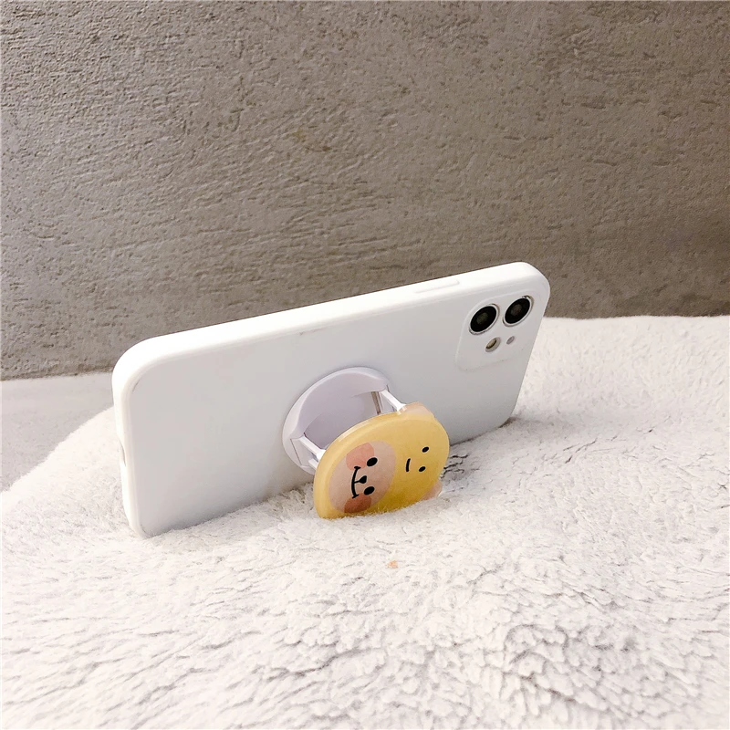 Мультяшный милый медведь держатель для телефона Griptok поддержка IPhone 12 11 Pro Max Samsung S21