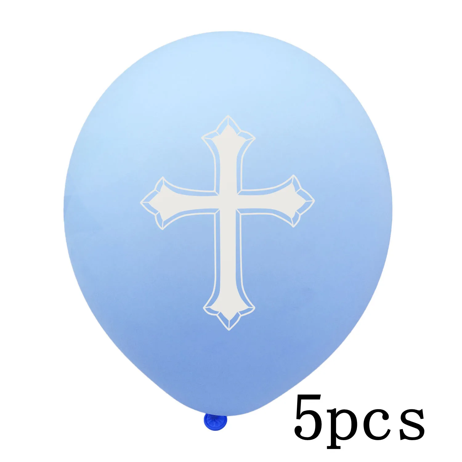 

Pink White Blue Easter Balloon Party Decoration Balloon Red God Bless Holy Balloon 10pcs Cross Happy Easter Balloon Confetti