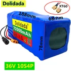 2021 Новый XT60 интерфейс батареей 36В 10S4P 72Ah батарейный блок 500W высокая мощность батареи 42V72000mAh Электрический велосипед Ebike BMS
