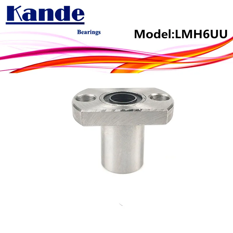 LMH6 UU 1 шт./лот LMH6UU круглый фланец линейный шарикоподшипник 6 мм для 3D принтера SMH6UU
