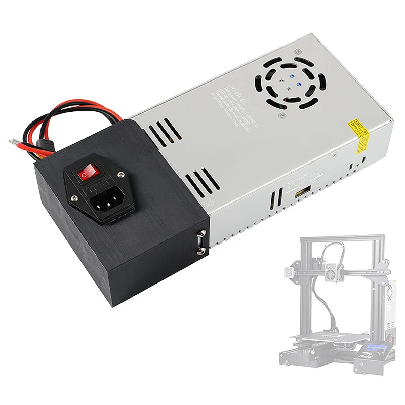 3D Принтер Горячая кровать Регулируемый выключатель питания Ac110/220V Dc24V 15A для Ender-3