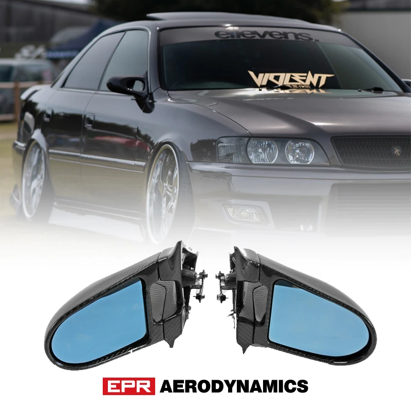 Для Toyota Chaser JZX100 глянцевая отделка аэродинамическое зеркало правый руль