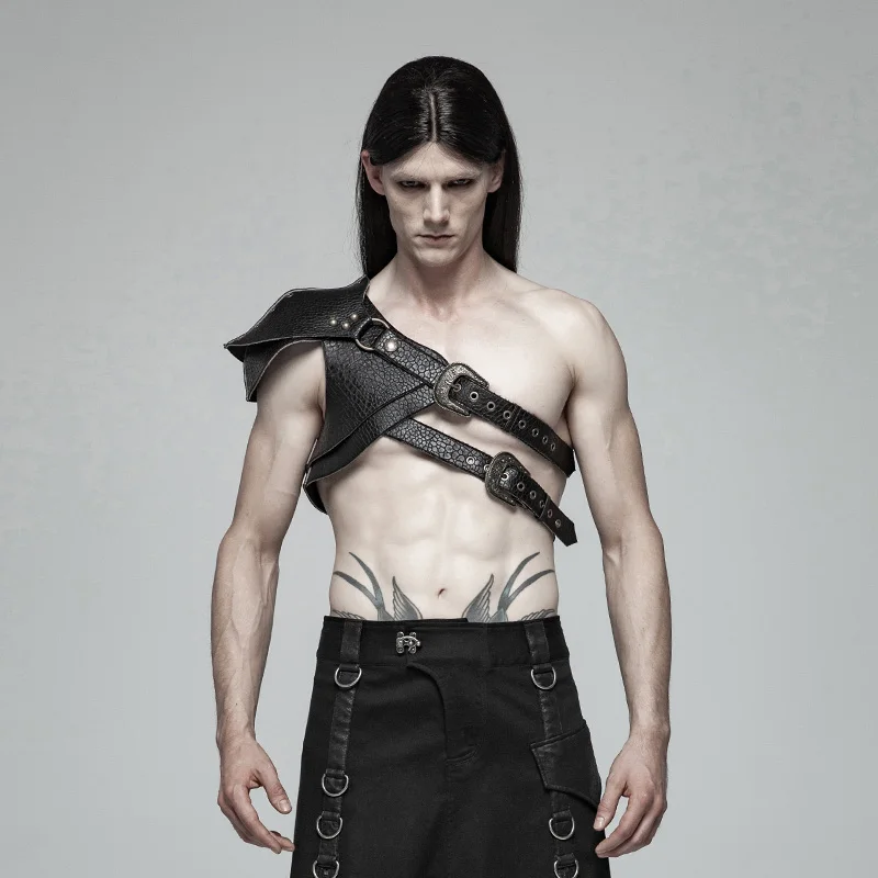 PUNKRAVE Мужская винтажная Броня в стиле стимпанк панк рок толстый узор