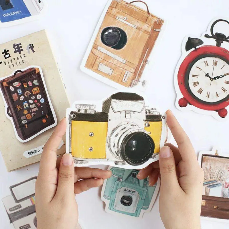 

30pcs/lot Irregular shape Old Time items postcard 350g paper greeting cards Creative gift message card H396
