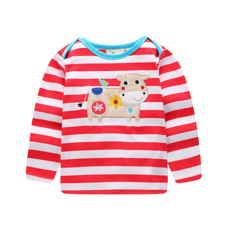 Прыжки метров для маленьких мальчиков футболки девочек Детские хлопковые