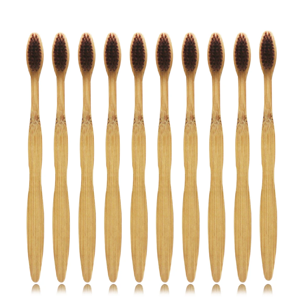 10 шт. бамбуковые зубные щётки | Красота и здоровье