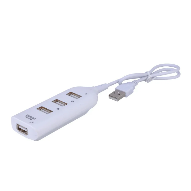 Universal 4 Ports Micro Mini USB 2.0 HUB Splitter Adapter For Laptop PC Notebook Receiver Computer Peripherals Accessories | Компьютеры и