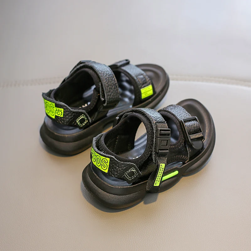 Babaya/сандалии для мальчиков Детские сандалии из натуральной кожи Износостойкая