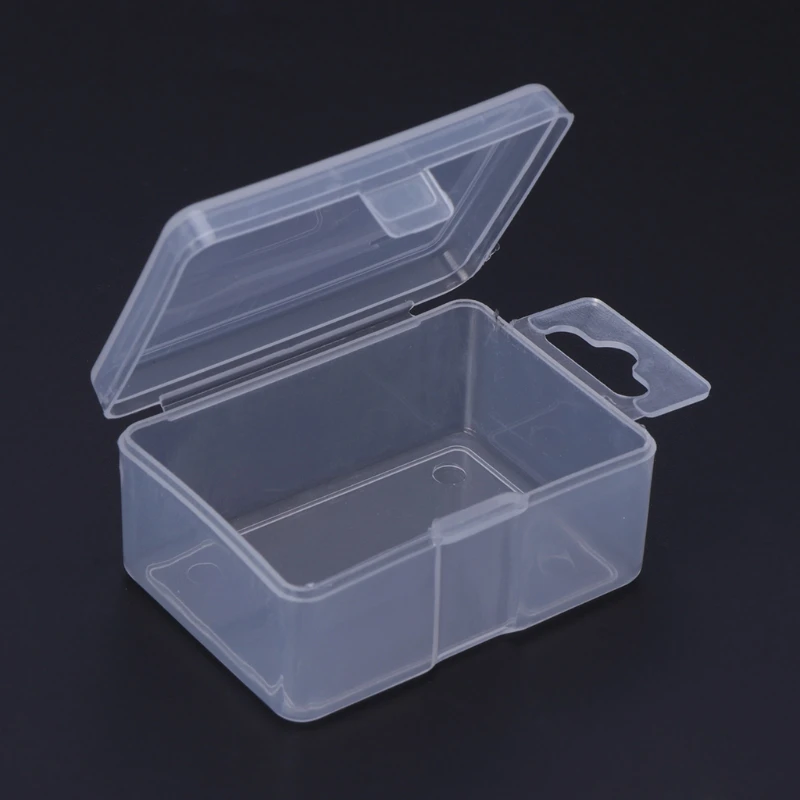 

Fishing Box Plastic Transparent Clear Lure Bait Hook Tackle Jig Storage Portable R58B