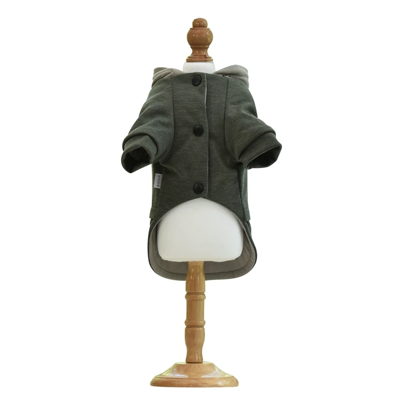 

Pet Clothes Pet Autumn And Winter Warm Hooded Coat for Puppy Dog Pet Dog Outfits Chihuahua Pug Pets Dogs Clothing Pet Products #