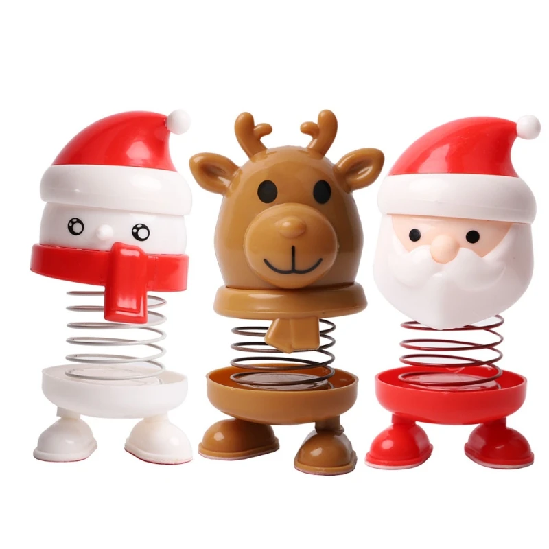

Interesting Auto Dashboard Ornaments Display Widgets Santa Elk Snowman Interior Decor Desk for Christmas 37JE