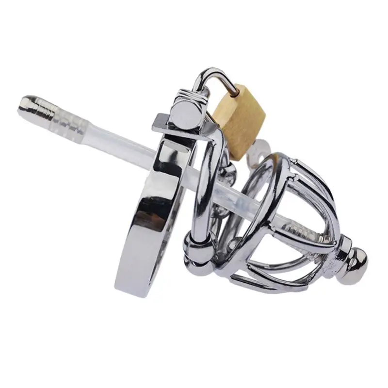 Массажное кольцо для пениса из нержавеющей стали бандаж петуха клетка