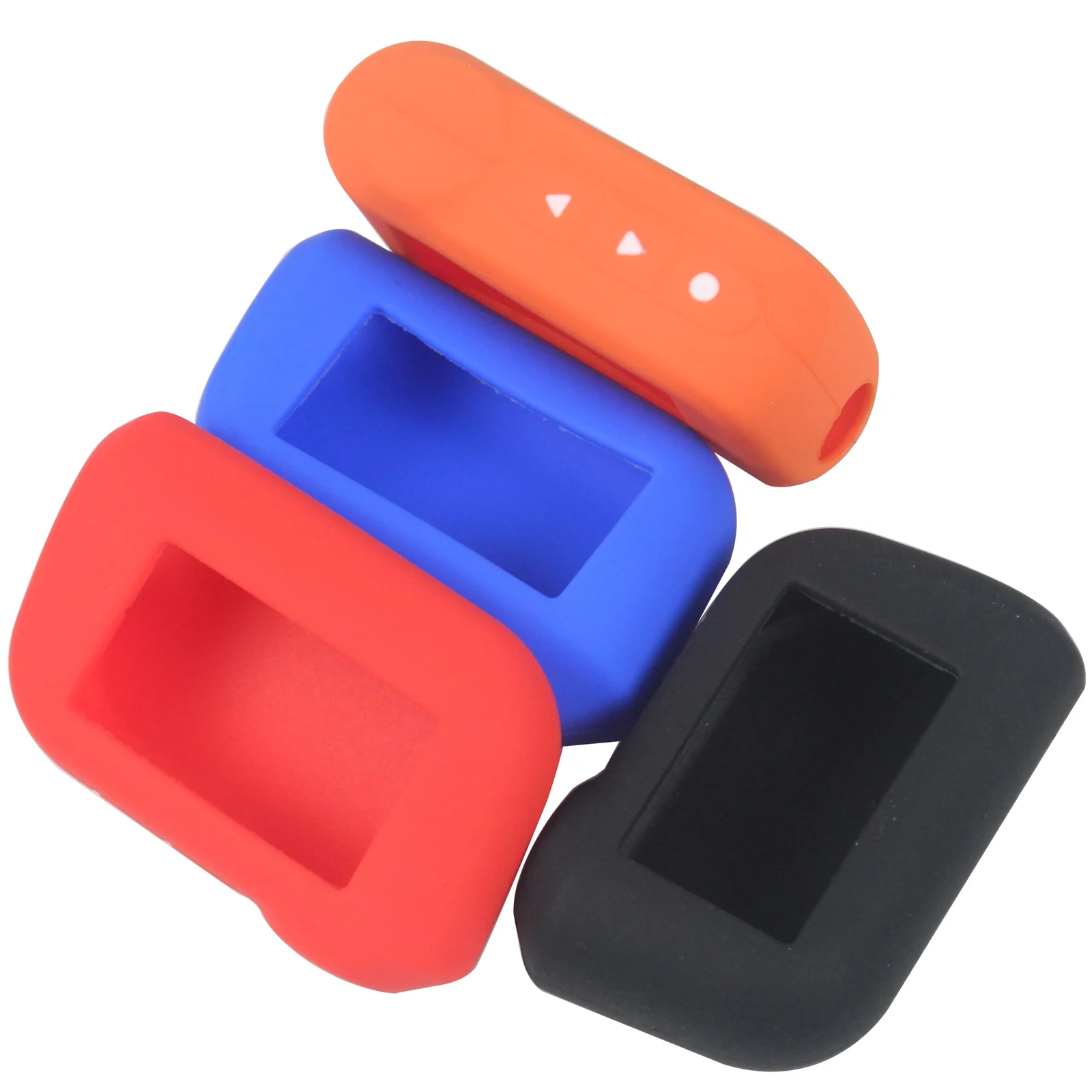 

Bilchave для Starline A93 A63 русской версии Двухстороннее автосигнализации ЖК-дисплей силиконовый чехол для дистанционного ключа автомобиля держате...