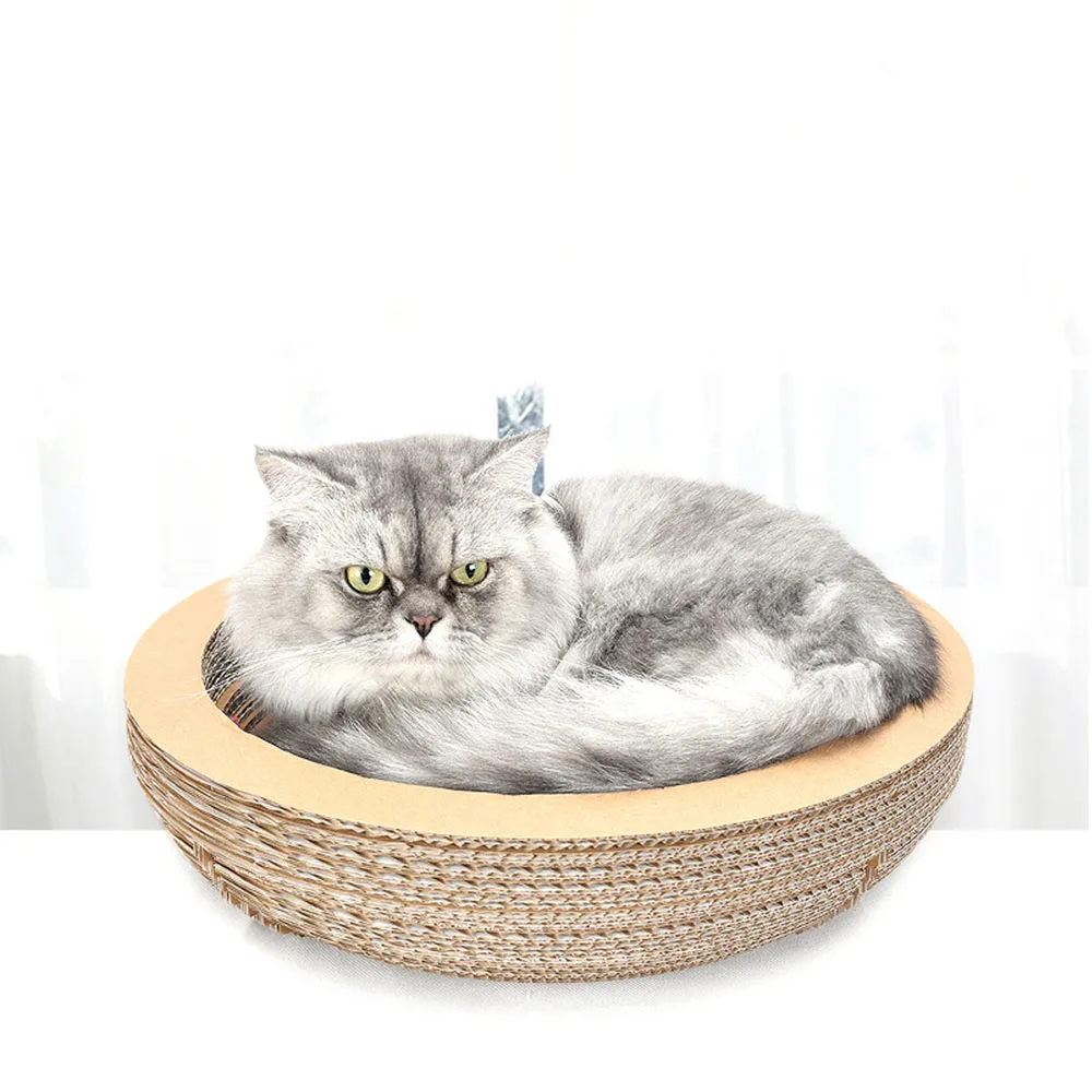 Когтеточка для когтеточки кошачий скребк ногтей коврик кошек гофрированная