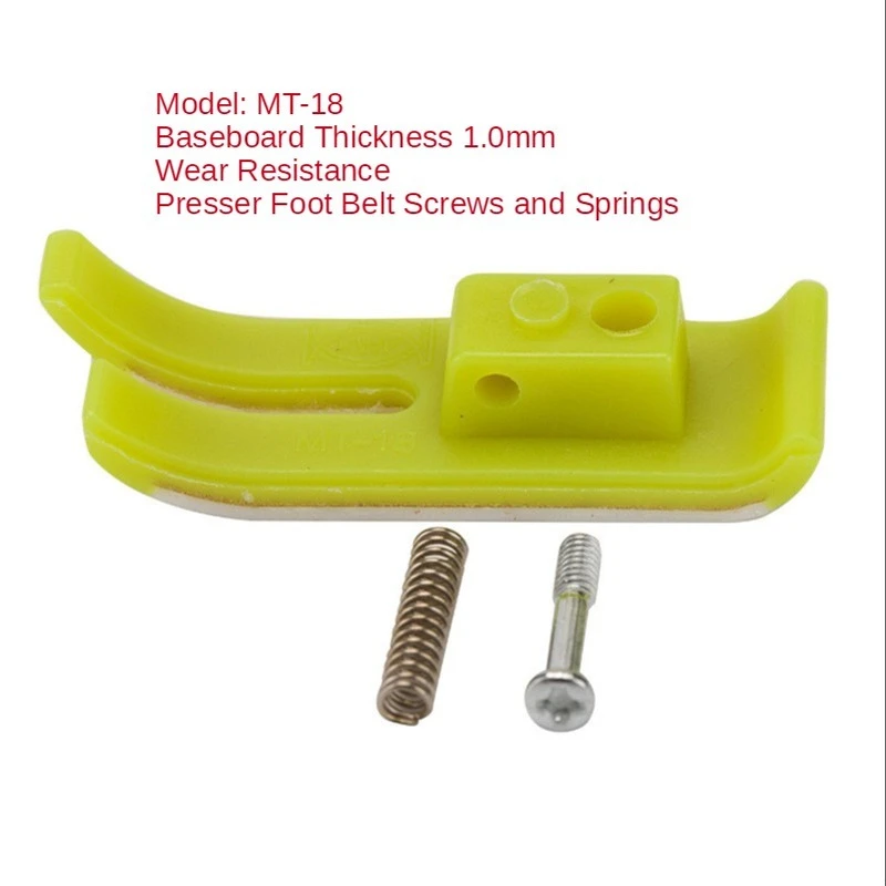 

5Pcs Plastic Presser Foot Wear MT-18 Bottom Plate For DIY Household Crafts Replaceable Apparel Sewing Machine Spare Accessorie