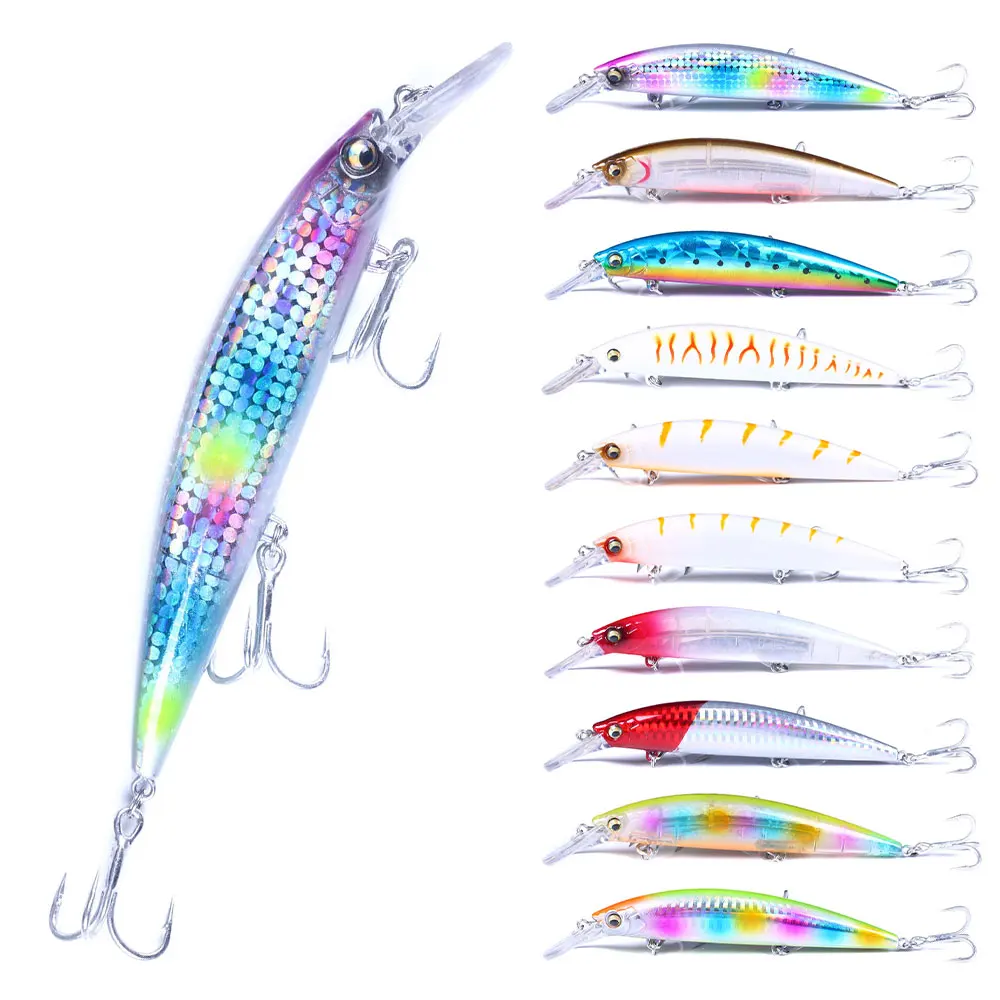 

1pcs New Sinking Minnow Fishing Lures 13cm 36g Fishing Hard Bait Crankbaits Isca Artificiais Pesca Sea Wobbler Swimming Baits