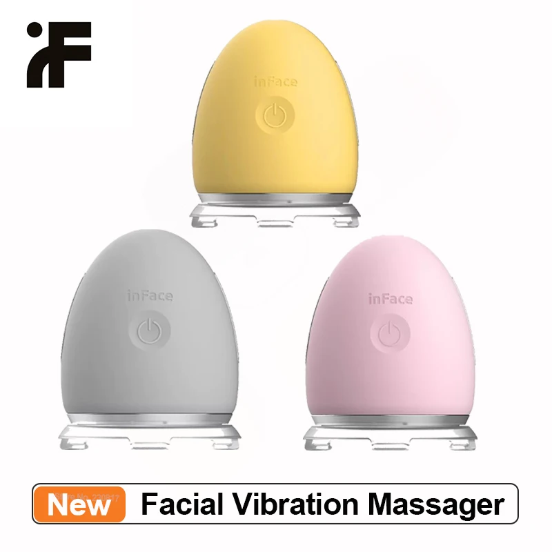 Вибрационный массажер для лица InFace устройство ухода за кожей ионный импортный