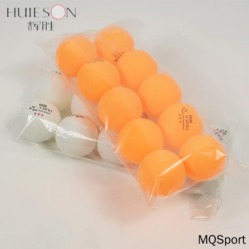 

Huieson 10pcs/bag 3 Star Professional Table Tennis Ball 40mm Diameter 2.9g Plastic Ping Pong Balls for Fitness Competition Train