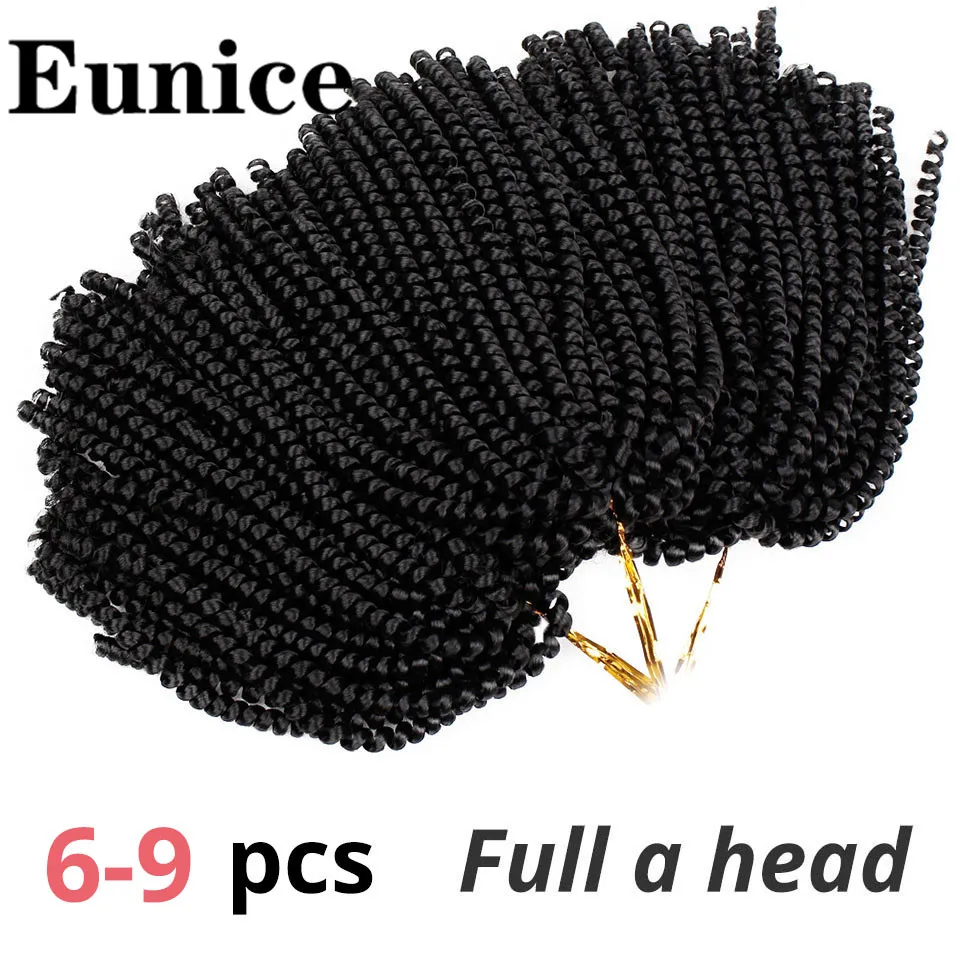 Весенние твист волосы вязанные пряди Омбре плетение волос 8 дюймов Синтетические