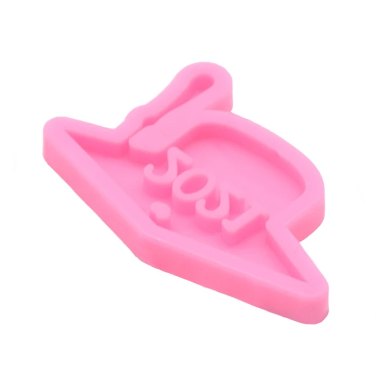 

2021 Graduation Bachelor Cap Keychain Epoxy Resin Mold Key Chain Earrings Pendants Silicone Mould DIY CraftsJewelry Tool