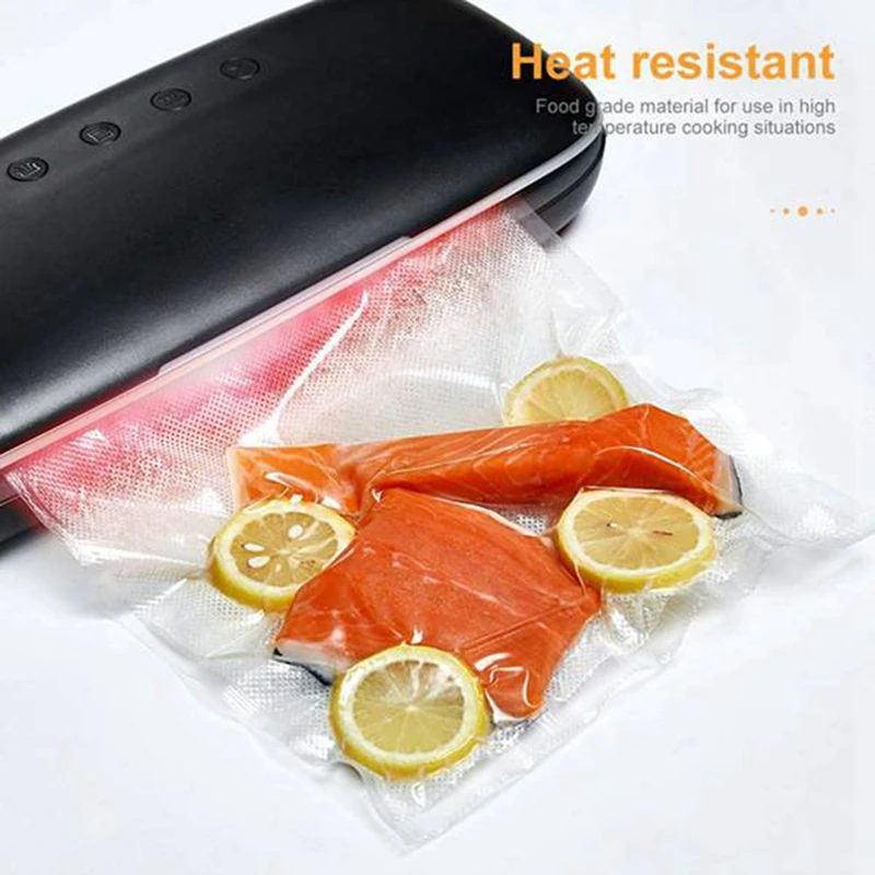 

3 Rolls Vacuum Sealer Bags for Food Saver Storage Seal a Meal Vacuum Sealer, Used for Food Preservation, Sealed Meals