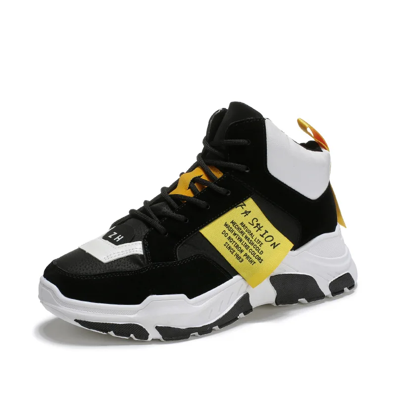 2019 осенне-зимние кожаные зимние мужские ботинки на меху с плюшевой подкладкой