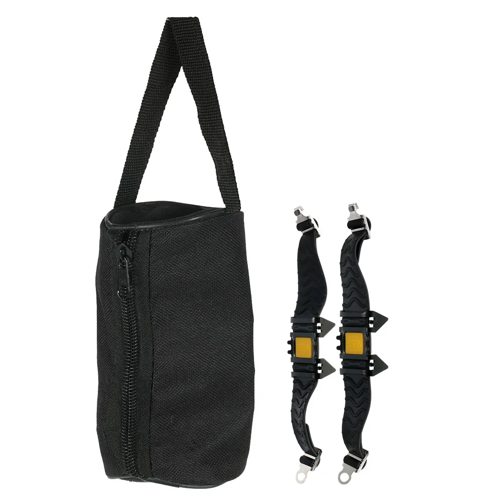 

4 Tooth Crampons Outdoor Mountain Climbing Hiking Ice Ski Snow Shoes Spikes Winter Anti Slip Ice Gripper