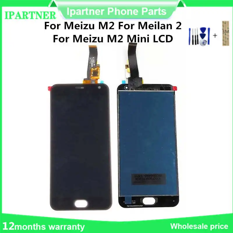 4 дюймовый ЖК дисплей для Meizu M2 Meilan 2 Mini сенсорный экран в сборе 100% протестирован с