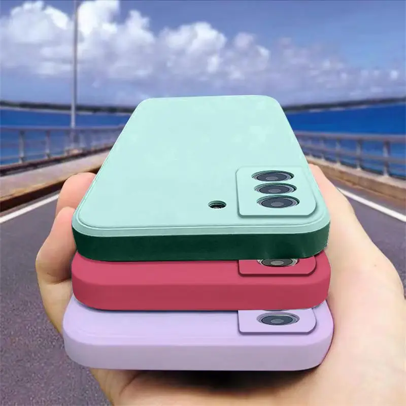

New Original Square Liquid Silicone Case For Samsung A51 A72 A71 A70 A50 Shockproof Case For Samsung Galaxy S21 S20 Plus Ultra