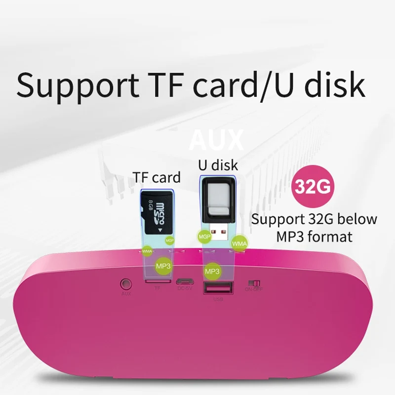 Мини-динамики с Bluetooth Портативная колонка музыкальная шкатулка Поддержка Спорт