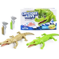 infrared remote control crocodile animal simulation remote control toy trick terrifying mischief boy christmas birthday gifts