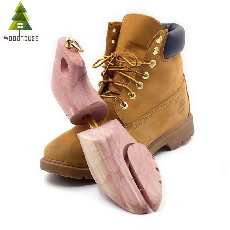 Деревянная мужская обувь Двухтрубная Регулируемая из красного кедра | Обувь