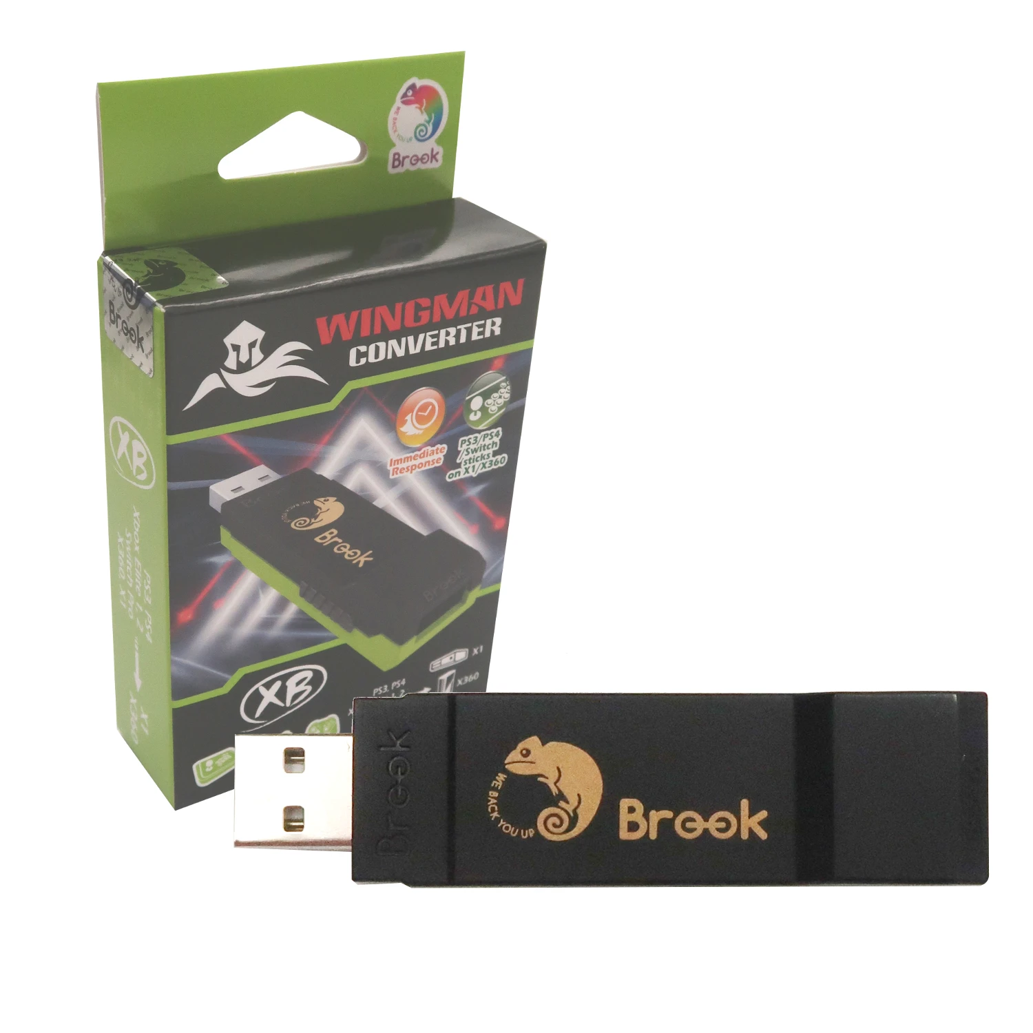 Адаптер Usb Brook Wingman XB конвертер для PS4/PS3/Switch Pro/Xbox 360/One/Elite 1 и 2 контроллер на Xbox
