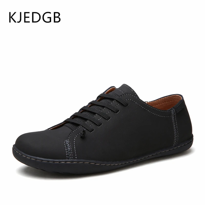 KJEDGB новые мужские повседневные туфли из натуральной кожи с мягкой подошвой