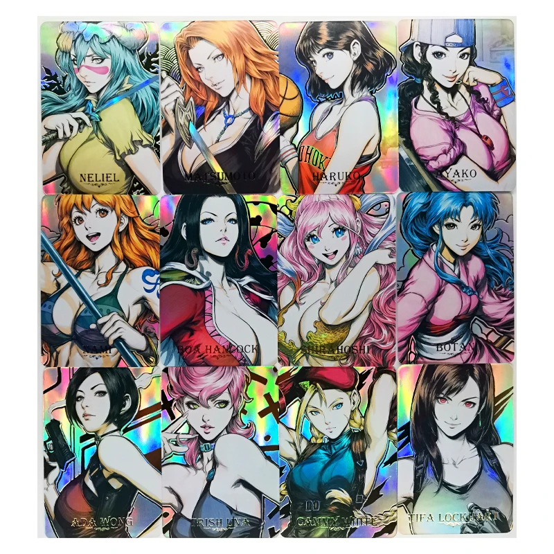 54 unids/set de ACG Anime diosa Demon Slayer Kimetsu No Yaiba No.1, una pieza, juguetes, pasatiempos, coleccionables, tarjetas de colecci&oacute;n de juegos-0