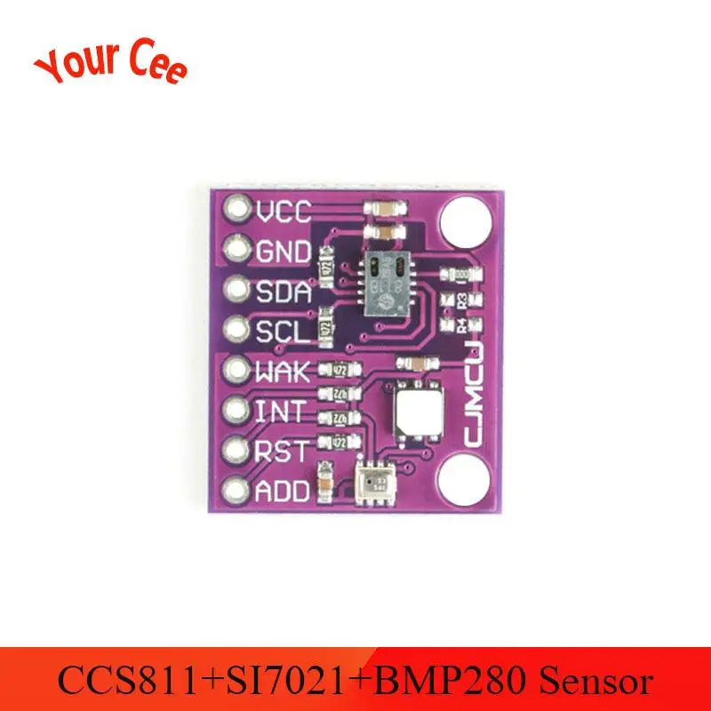 Датчик CCS811 + SI7021 BMP280 модуль с датчиком углекислого газа CO2 датчик температуры и