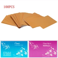 100pcs full color double sided printing business card aluminum alloy blanks card for customer laser engraving diy gift cards