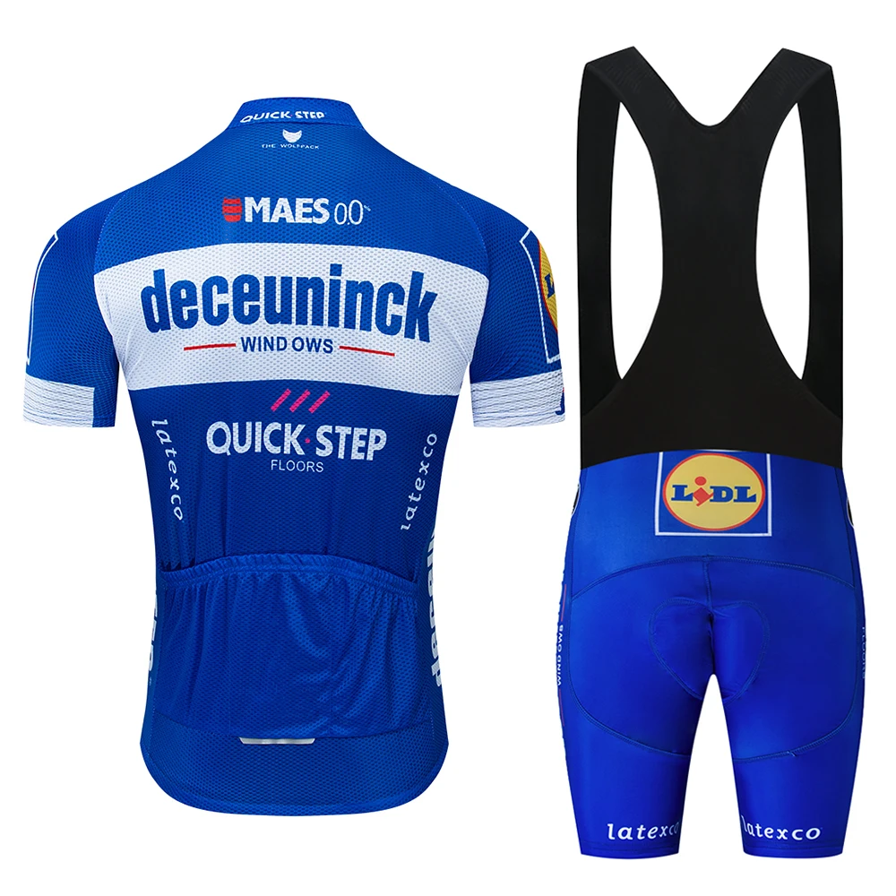 Набор велосипедных шорт с гелевой подушкой для команды QUICK STEP Team MTB SOBYCLE Ropa Ciclismo